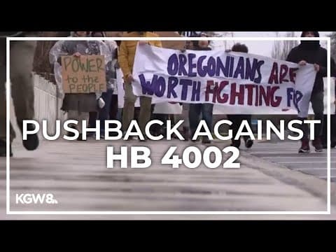 Rally at Oregon State Capitol lambasts passage of House Bill 4002