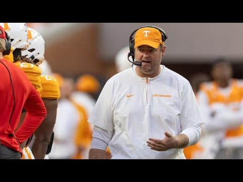 Josh Heupel speaks after first day of preseason camp