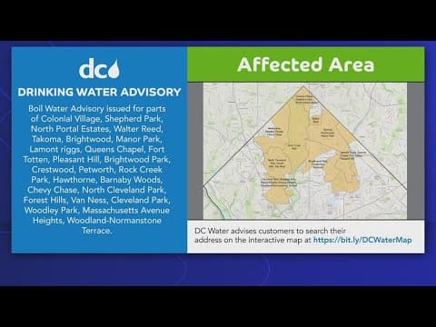 DC Water conducts water tests amid Boil Water Advisory in parts of DC