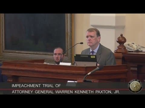 Recapping day 2 of suspended Texas AG Ken Paxton's Senate impeachment trial