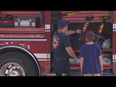 Dallas Fire Rescue holds a fire safety fair to educate the public