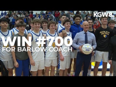 Barlow's Tom Johnson talks about getting win #700 | Friday Night Hoops