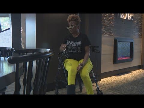 Woman shot inside DC grocery store still struggling months later