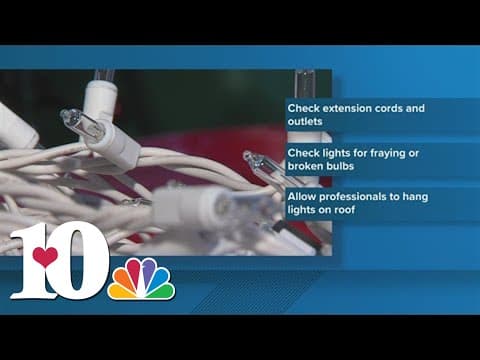 Safety tips while decorating for the holidays