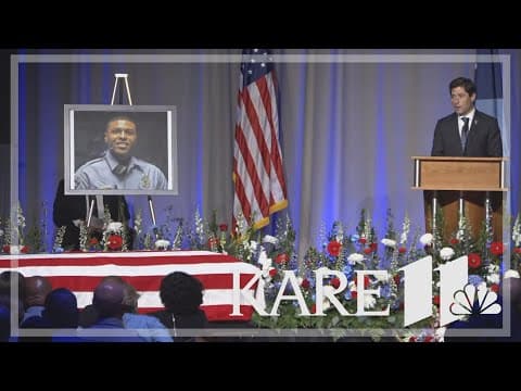 Officer Mitchell memorial: Mayor Frey says city 'will never forget the sacrifice you made'