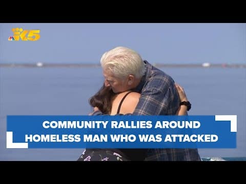 Port Angeles community rallies to support homeless man who was attacked by 2 teens