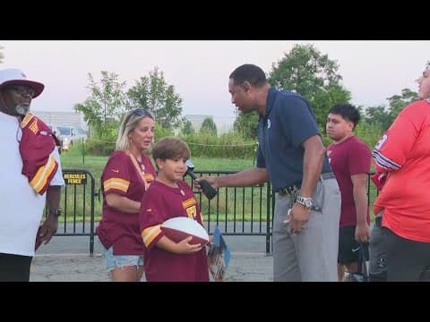 Commanders fans ready for practice as training camp continues