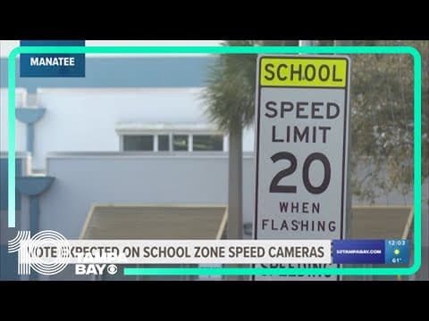 Manatee County voting on adding speed camera in school zones