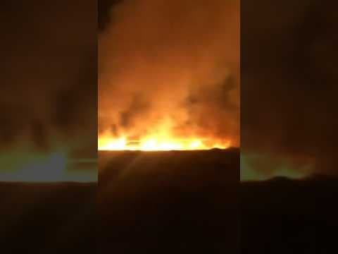 Marsh fire caused by fireworks rips through Plaquemines Parish