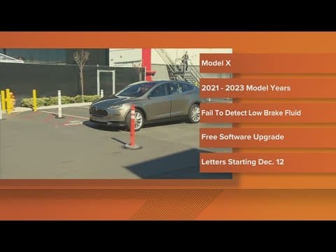 Tesla recalls 2021-2023 Model X cars for failing to detect low brake fluid