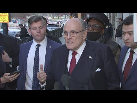 President Trump awarding Rudy Giuliani the Presidential Medal of Freedom