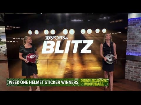 10Sports Blitz | Week 1 Helmet Stickers