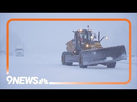 Monster blizzard moving through California and Nevada
