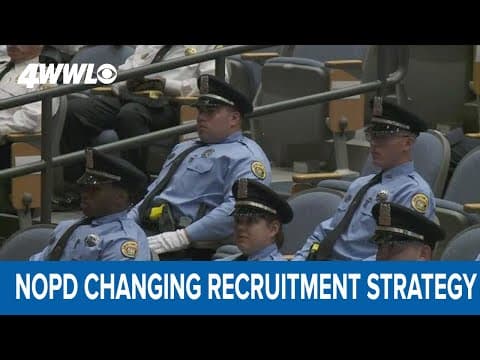 The NOPD is built for 1500 officers. They are about to drop below 900.