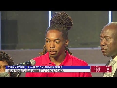 Man punched by officer in viral Jacksonville traffic stop holds news conference Wednesday