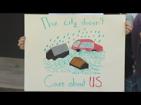 High school students rally, march in support of flood survivors