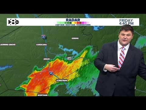 DFW weather: What areas will see rain?