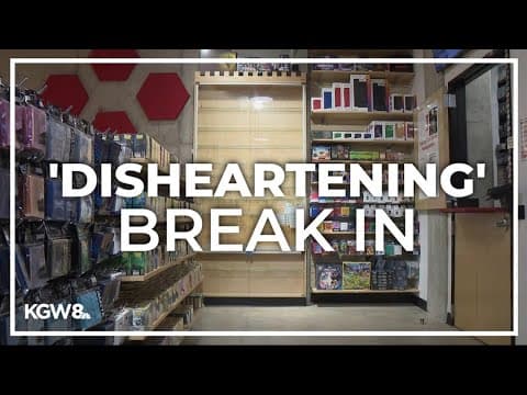 Pokémon cards among stolen merch in Portland game store burglary