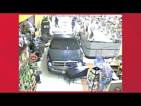 Stolen truck used to crash into Giant Food store, thieves repeatedly hit ATM in hopes of getting ca