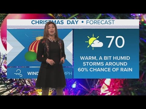 New Orleans Weather 10pm: Enjoy a warm Christmas with expected showers