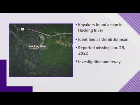 Body found in Hocking River identified as missing Nelsonville man