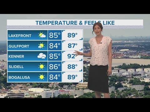 New Orleans Weather: Feels-like temperatures heralds start of summer