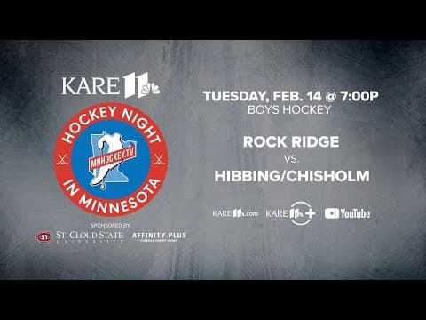 WATCH: Hockey Night in Minnesota | Feb. 14 Rock Ridge vs. Hibbing/Chisholm (Boys)
