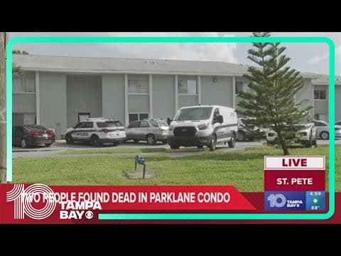 St. Pete police: 2 people found dead in condo