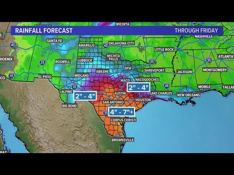 DFW Weather | Rain possible Wednesday, Friday in 14 day forecast