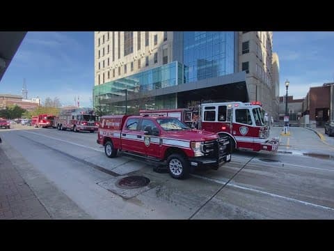 Fire forces evacuation at downtown Houston courthouse