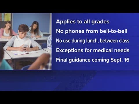 Virginia Department of Education releases draft of phone-free guidance for schools