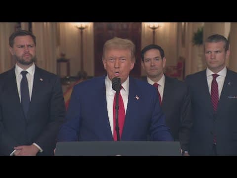 US steps into war between Israel and Iran, strikes 3 Iranian nuclear sites