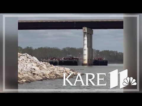 Barge hits bridge in Oklahoma