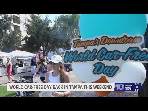 Tampa joins thousands of cities for World Car-Free Day
