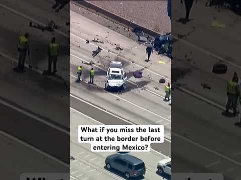 What if you miss the last U-turn exit before crossing the border from U.S. into Mexico?