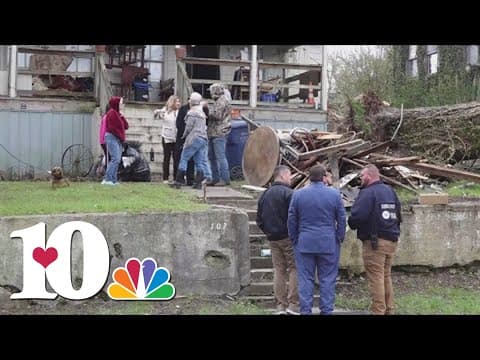 TEMA surveys Sunbright tornado damage