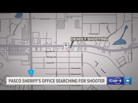 Suspect on the run after deadly shooting in New Port Richey, officials say
