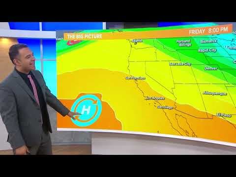 Warm temperatures and sunshine continue into the weekend