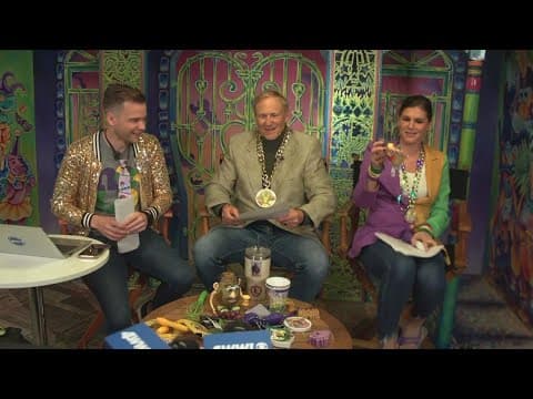 A look at some of the incredible throws of the Bacchus parade