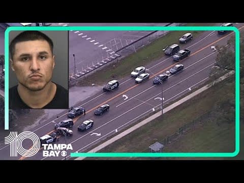 Florida man sentenced years after firing gunshots at federal agents, police on I-4 chase