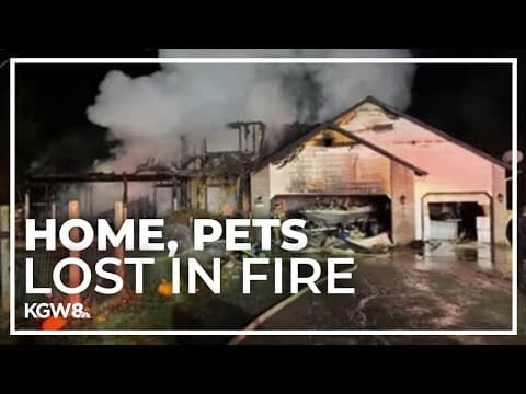 La Center, Washington first responders' home destroyed, several pets killed after house fire