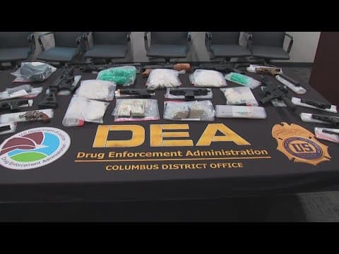 DEA seizes more than 4 kilograms of fentanyl, cocaine after traffic stop in Columbus