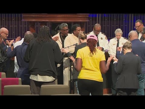 Victims' families speak as the city calls for unity after second line shootings