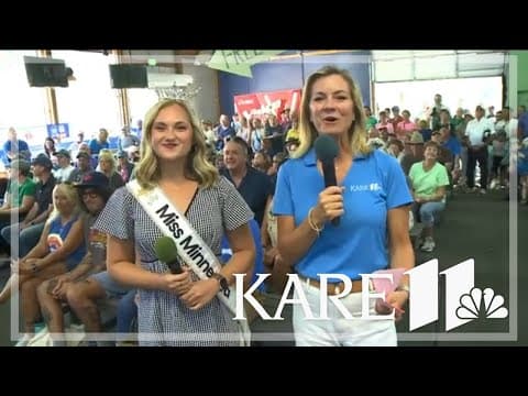 Miss Minnesota stops by the KARE Barn