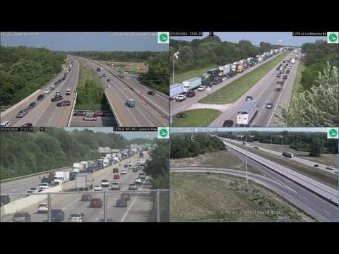 1 dead, 2 injured in crash on I-270 West; all lanes at US 23 closed
