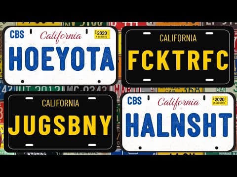 'HALNSHT' | Here's a look at rejected vanity license plates across California