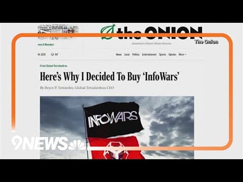 The Onion is highest bidder for Alex Jones' Infowars