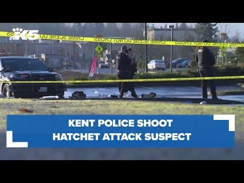 Kent police officers shoot hatchet attack suspect