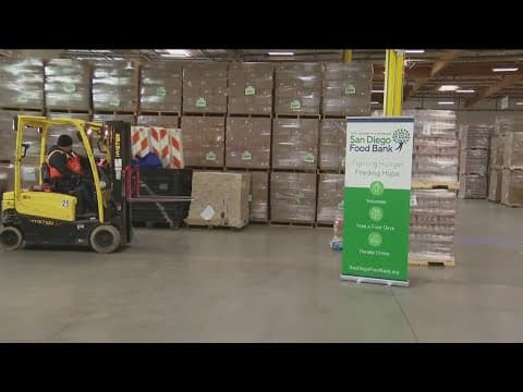 San Diego Food Bank receives final donation from food drive