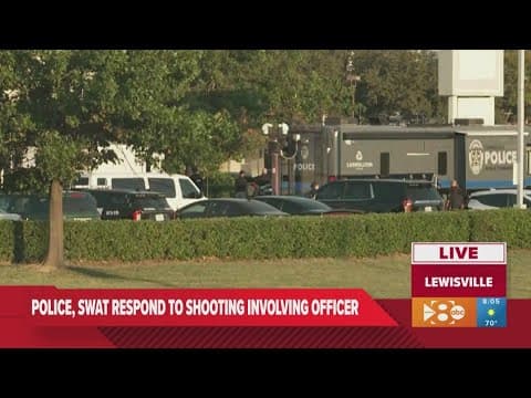 Man barricaded in a Lewisville motel shoots at police, officers shoot back, officials say